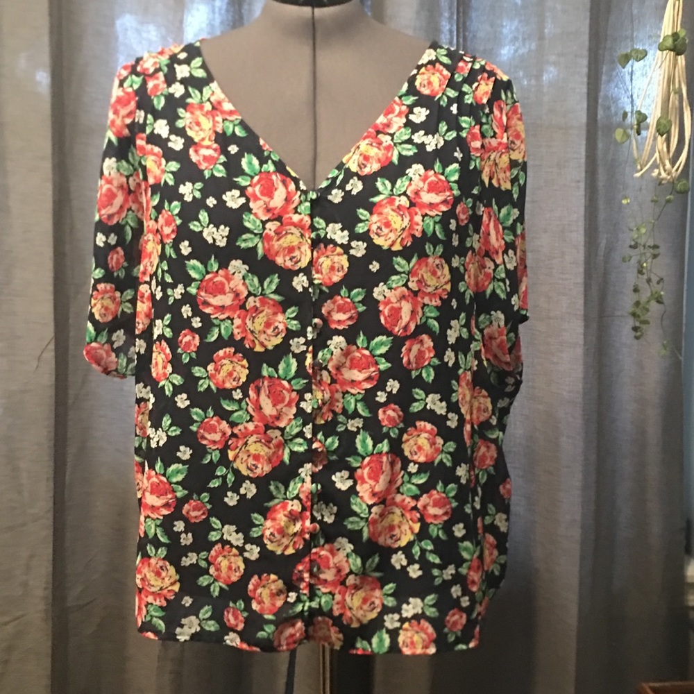 Beautiful floral blouse